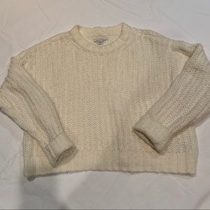 American Eagle cream sweater